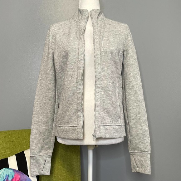 Victorias Secret Sport VS Grey High Neck Full Zip Sweatshirt XS - Picture 6 of 6